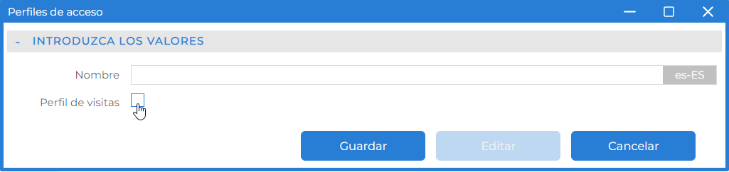 Perfil Visitas
