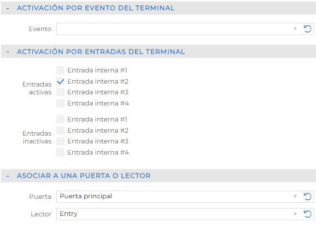 Alarma física