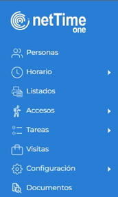 Gestores - Menu