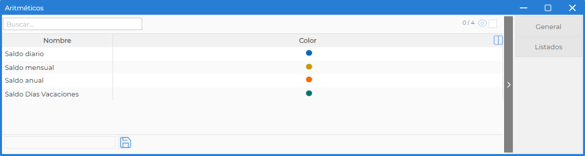 Aritmeticos - Lista