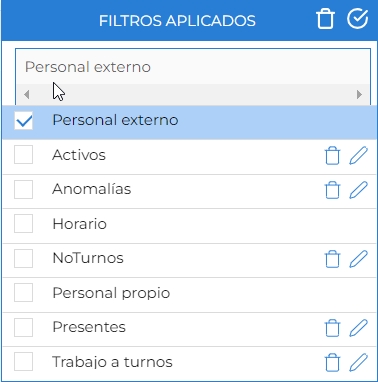 Personas - Filtros